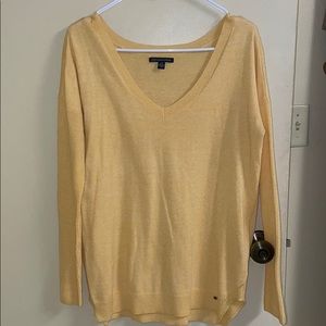 Yellow AE sweater
